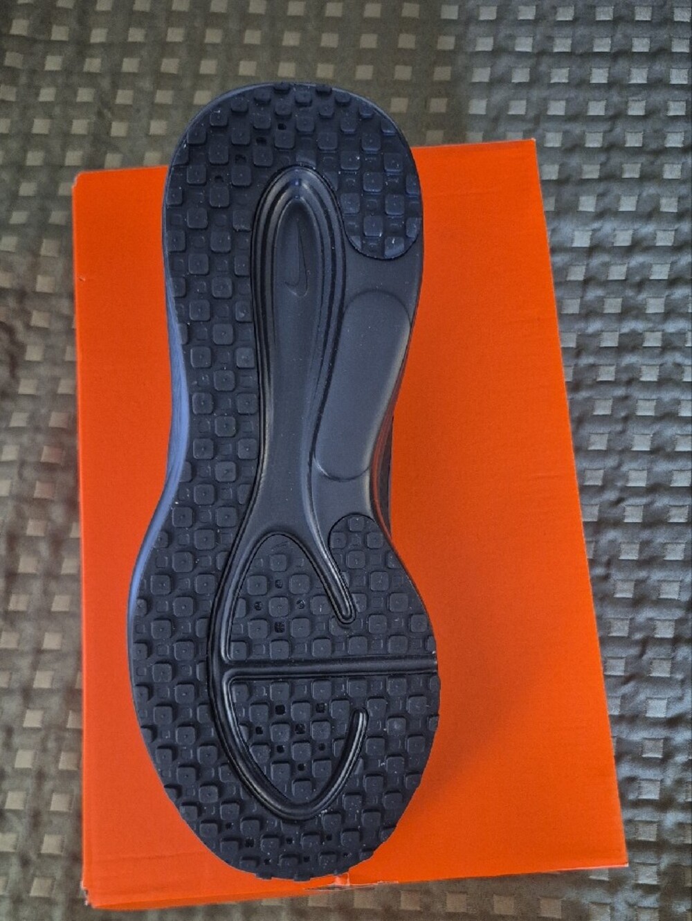 Nike Black Athletic Sneaker with Gray Swoosh - Picture 3 of 10
